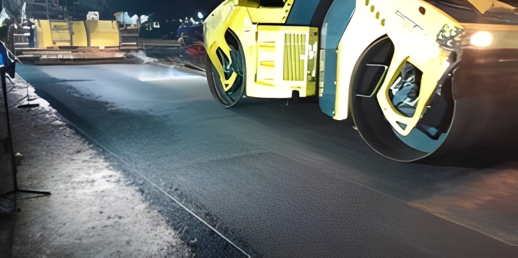 Pekerjaan Pengaspalan, Pagar Beton Akses Toll Borr di Kawasan OCBD